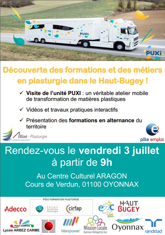 MIHB01's tweet photo. Rejoignez nous le 3 juillet prochain et venez (re)découvrir les formations et métiers de la Plasturgie !
#MIHB #PLASTURGIE https://t.co/3w5C77cNvS