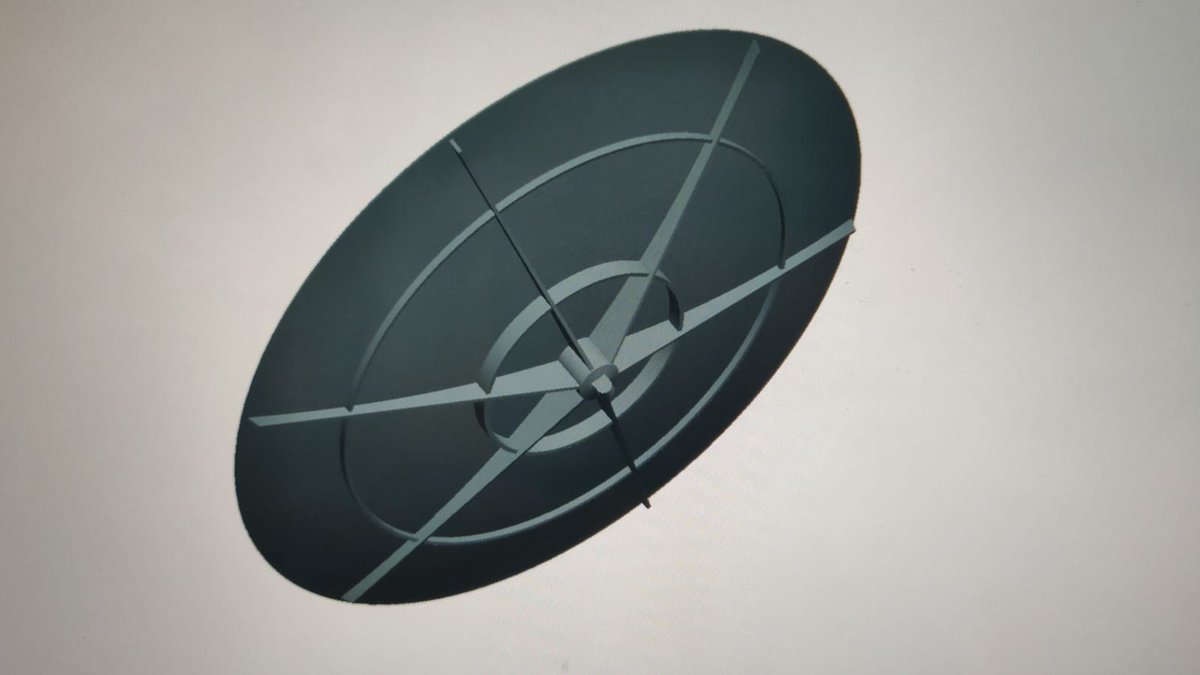 Our CAD team are currently working on a communication dish for the spacecraft! #ArcanumMission