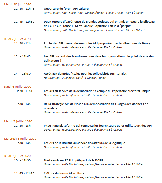 stephanetrainel's tweet photo. #Update2 Un nouvel atelier "les API au service de la démocratie : le répertoire électoral unique" dans le programme du forum #APIculture2020 https://t.co/KOQzUcx8fw