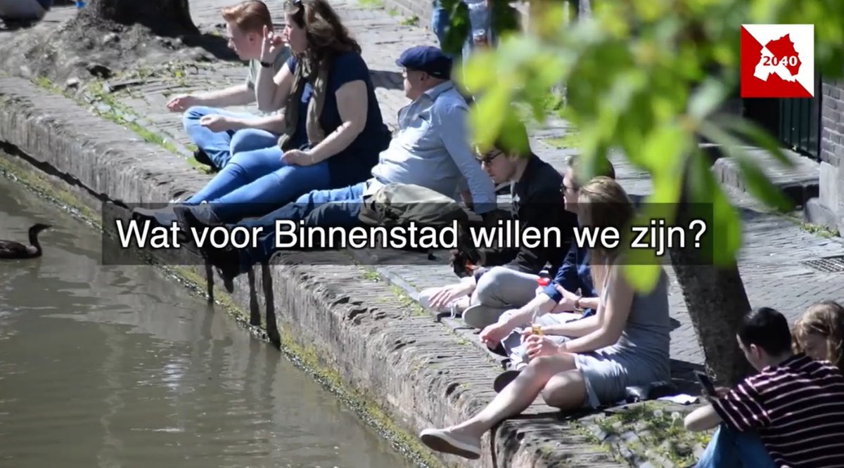 Pfff... bijna 30 graden. In de binnenstad kan het nog 6 graden warmer voelen. Deze tropische temperaturen verwachten we meer door de klimaatverandering. Hoe gaan we dit doen in de toekomst? Praat hierover mee ubinnenstad2040.nl <a href="/WBBinnenstad/">Binnenstad Utrecht</a> <a href="/Utrecht/">life</a> #omgevingsvisie