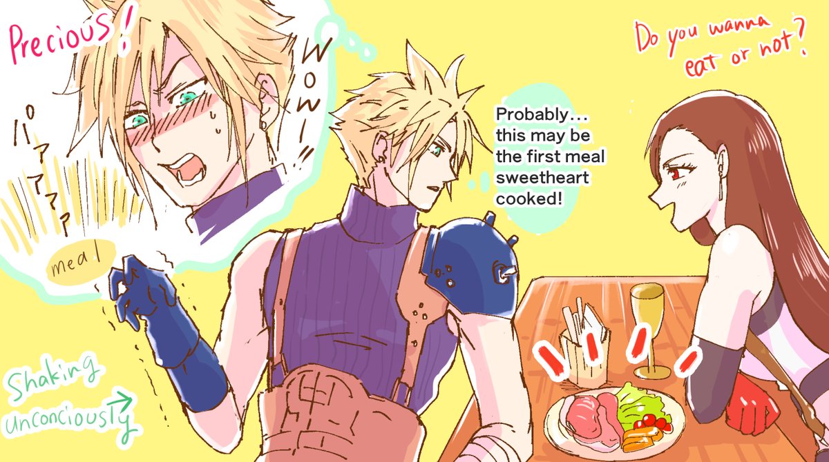 I wanna really thank you all of foreign followers.Some followers give me opinions about translating JPN to ENG. So I prepared image written in English for you. Please enjoy it.(I'm sorry if I mistake.) #cloti #FF7R