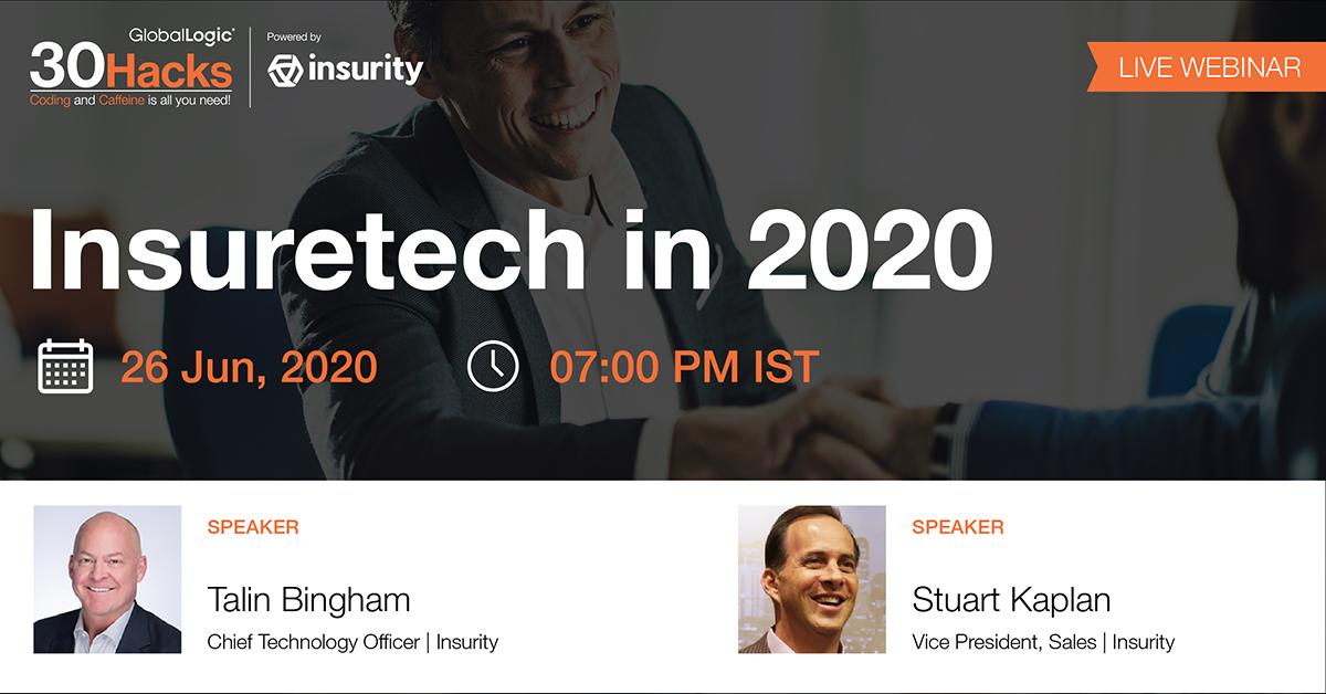 GlobalLogic's tweet photo. WEBINAR ALERT // Join us TODAY at 9:30am EST to spark creativity for the upcoming #30Hacks! We will explore what the future holds for the #Insurtech space, &amp; explore the pain points of Insurance providers.

Register >> https://t.co/U5w1CdRMuD https://t.co/rNTW6no2dP