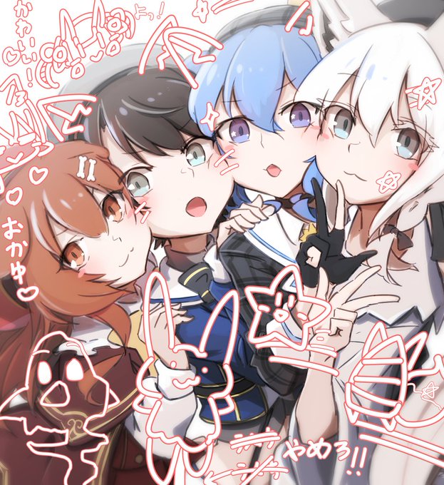 ホロプリクラ風シール欲しい
#絵フブキ #ほしまちぎゃらりー #プロテインザスバル #できたてころね 