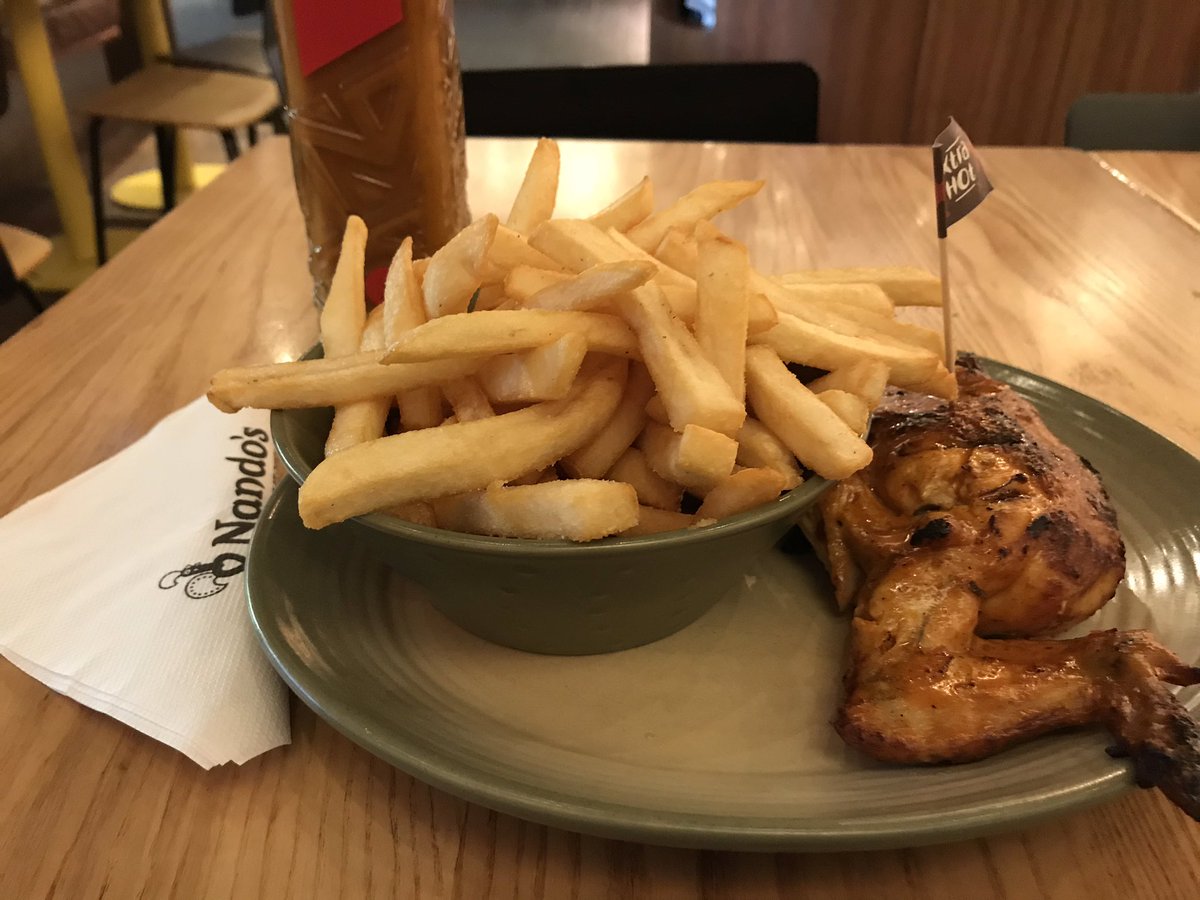 ICYMI My @NandosAUS has reopened. 3 visits in 4 days is totally normal behaviour right