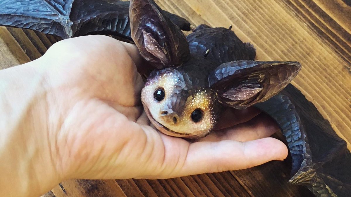 ミカヅキフタツ Twitter પર 同じ日に生まれたふたり 甘えん坊のコウモリさんと 胸にうっすら赤い月が浮かぶホシエナガさんです うーんと 蟹座かな