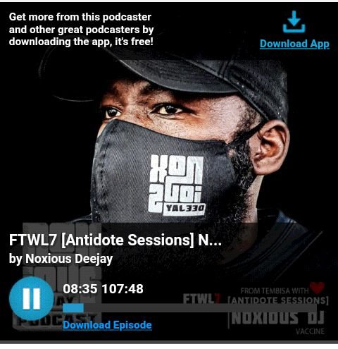 WandileGodhlo's tweet photo. Friday with @noxiousdeejay
#AntidoteSessions #NoxiousDeeJay #ILoveHouseMusic https://t.co/y9kX5zK9yc