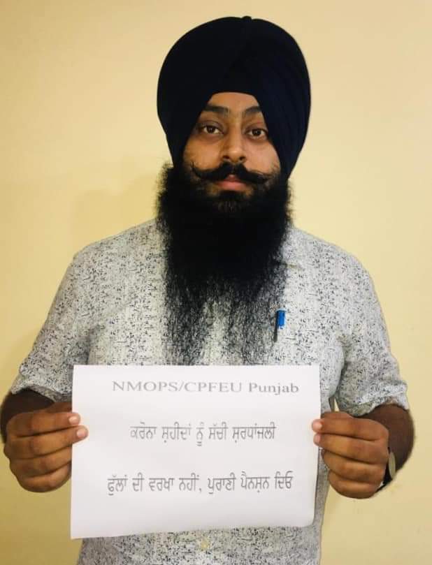 #RestoreOldPension
"कोरोना वायरस के शहीदो को पुष्प वर्षा नही बल्कि पुरानी पेंशन चाहिए"
"70 लाख कर्मचारियो" को शेयर बाजार का झटका नही पुरानी पेंशन चाहिए।
<a href="/narendramodi/">Narendra Modi</a> 
<a href="/PMOIndia/">PMO India</a> 
<a href="/nsitharamanoffc/">Nirmala Sitharaman Office</a> 
<a href="/ianuragthakur/">Anurag Thakur</a> 
<a href="/AmitShah/">Amit Shah</a> 
<a href="/RSSorg/">RSS</a> 
<a href="/rajnathsingh/">Rajnath Singh</a> 
<a href="/RailMinIndia/">Ministry of Railways</a> 
<a href="/PiyushGoyal/">Piyush Goyal</a>