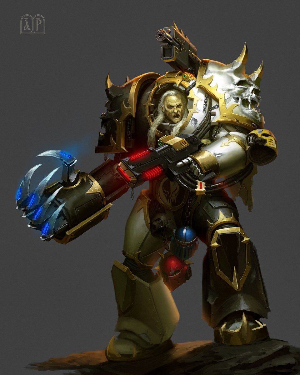 arhpriest's tweet photo. Kathar Valhandron, The Silent, Anarch of the Sons of Malice. Commission. https://t.co/PbElG7owLN