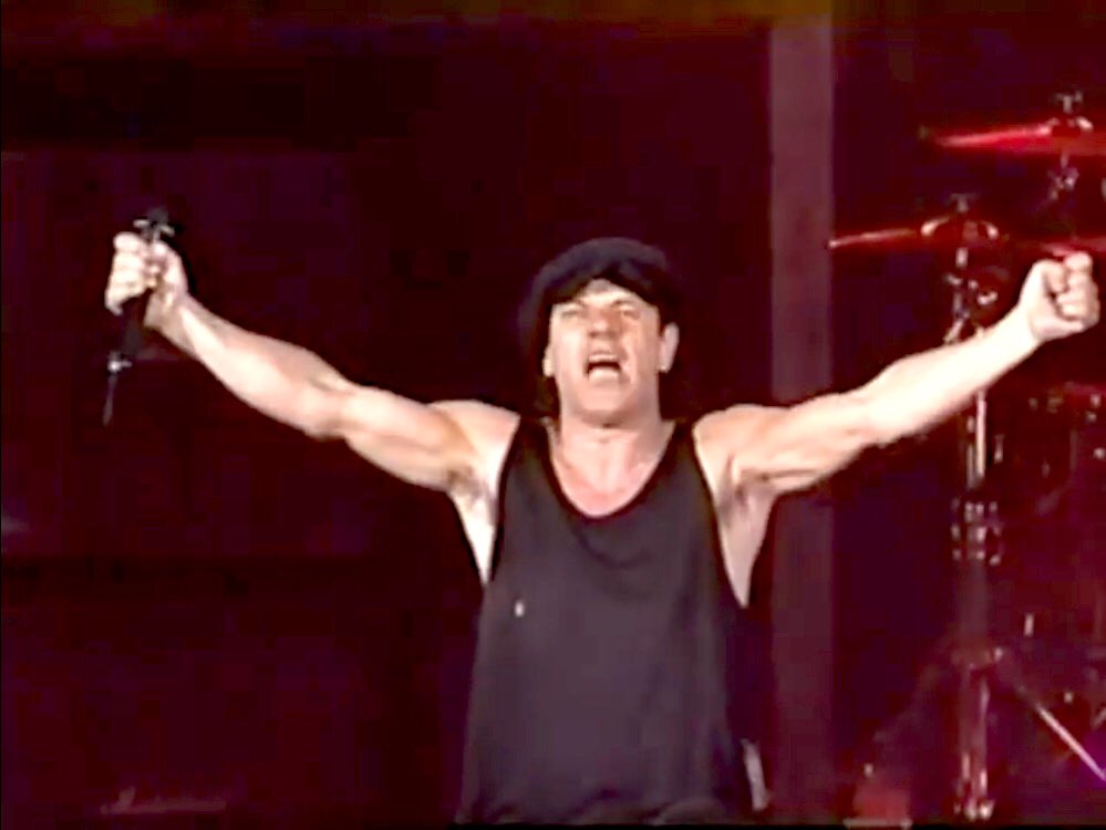 coldheartdman's tweet photo. My one and only Ballbreaker show in Dublin #OnThisDay in 1996 - hard to believe now that the Belfast gig was cancelled due to poor ticket sales &amp; Dublin still wasn’t a sell out!! https://t.co/c7fSDA6ir3