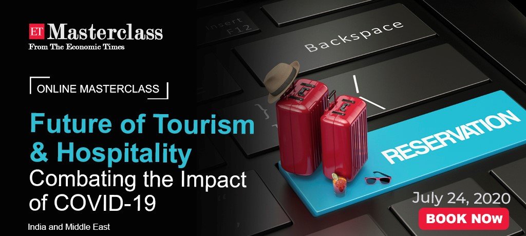 etmasterclass's tweet photo. Learn about how the hospitality sector will regain its footing in future in overcoming the wrath of the pandemic by joining the online Future of #Tourism and #Hospitality-Combating the impact of #covid19 @etmasterclass on 24th July 2020.

Register now at https://t.co/IntmSKUQXz https://t.co/OHvfOCejh3