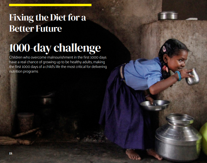 “My most visible goal is to do something in #nutrition for #children &amp; #pregnant mothers in #India. Because that would change the #mental &amp; #physical health of our population in years to come.”- Ratan Tata, Chairman, <a href="/tatatrusts/">Tata Trusts</a> bit.ly/2Vfitw3 <a href="/RNTata2000/">Ratan N. Tata</a>  <a href="/MinistryWCD/">Ministry of WCD</a>