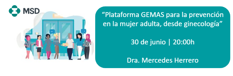 📅 El próximo martes 30 a las 20:00h participe en la sesión "Aplicación de la plataforma GEMAS en la consulta de ginecología: casos prácticos" impartido por  <a href="/dra_herrero/">DraMercedesHerrero</a>  . Acceda aquí  bit.ly/2XtzQuv  #elVPHescosadetodos 
#formaciónMSD