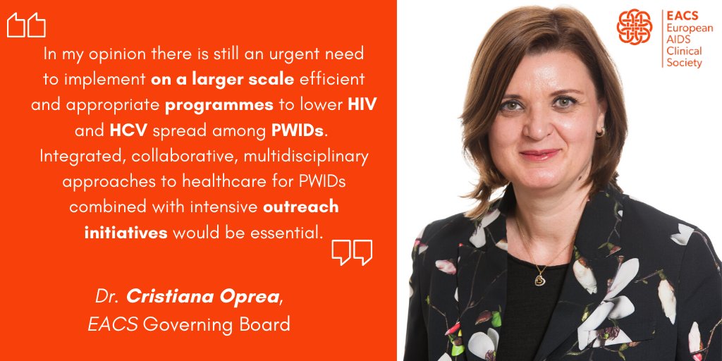EACSociety's tweet photo. On #WorldDrugDay, aiming to foster a global action to face the issue of drug abuse globally, we interviewed Dr. Cristiana Oprea on the existing links between #HIV and co-infections in people who inject drugs.

You can read the full interview here 👉 https://t.co/pfMFKLAxBj https://t.co/1g1OBXOhOh