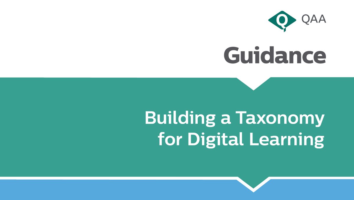 QAAtweets's tweet photo. We have published new guidance which aims to help build a common language to describe digital approaches to programme delivery, helping providers to better inform students of the learning experiences on offer.

Available here: https://t.co/ZWIxwYK1bh https://t.co/UAD2wlpEQK
