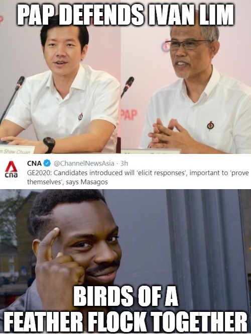 allsgstuff's tweet photo. Cannot let them ownself check ownself lah

#Singapore #IvanLim #Elitist #Arrogant #GetOutOfMyElitistUncaringFace #PAP #GE2020 https://t.co/mpHBfcB8Qh