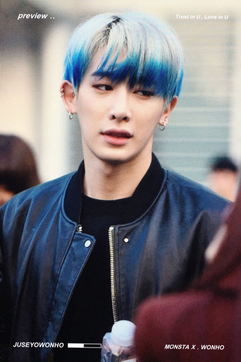 people hated on wonho's hair during fighter era but he actually starte...
