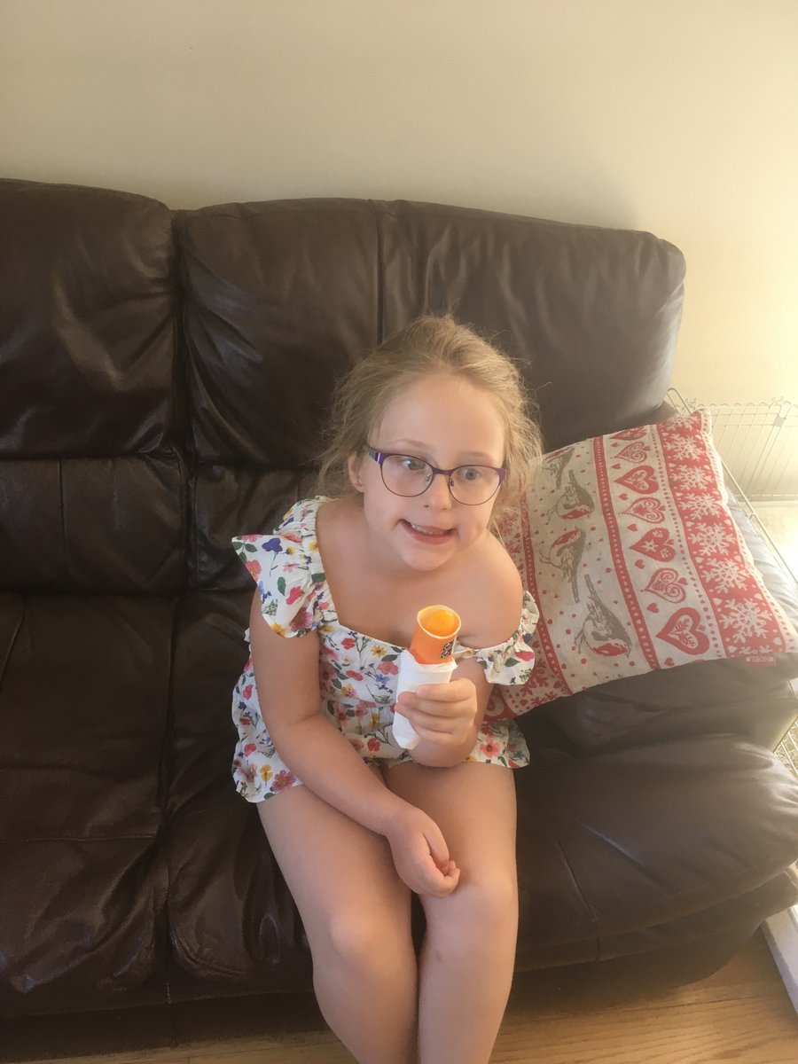 candicefiler's tweet photo. @LibpMrsBrayley Charlotte’s ways if keeping cool yesterday. A walk in the shade, dip in the pool, ice lolly, and lunch I’m the shade with a bottle of iced water. https://t.co/hNXLxAaa3f