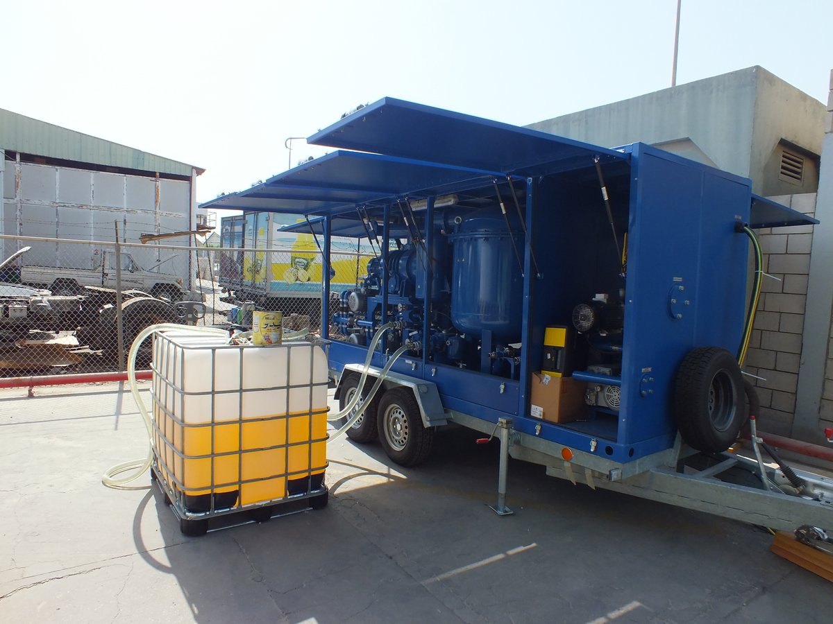 GlobecoreCom's tweet image. #globecore_fact

Dehydration of transformer oil is mandatory after the moisture content exceeds 20 ppm or the breakdown voltage becomes less than 50 kV.

#transformer #oil #dehydration #voltage #energy #electricity #substation #powerplant #powergeneration #electricalengineering