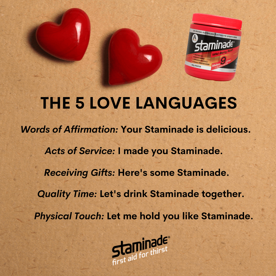 staminade_aus's tweet photo. ❤️ What’s your #Staminade love language? ❤️ https://t.co/6d0VCQvl4Z
