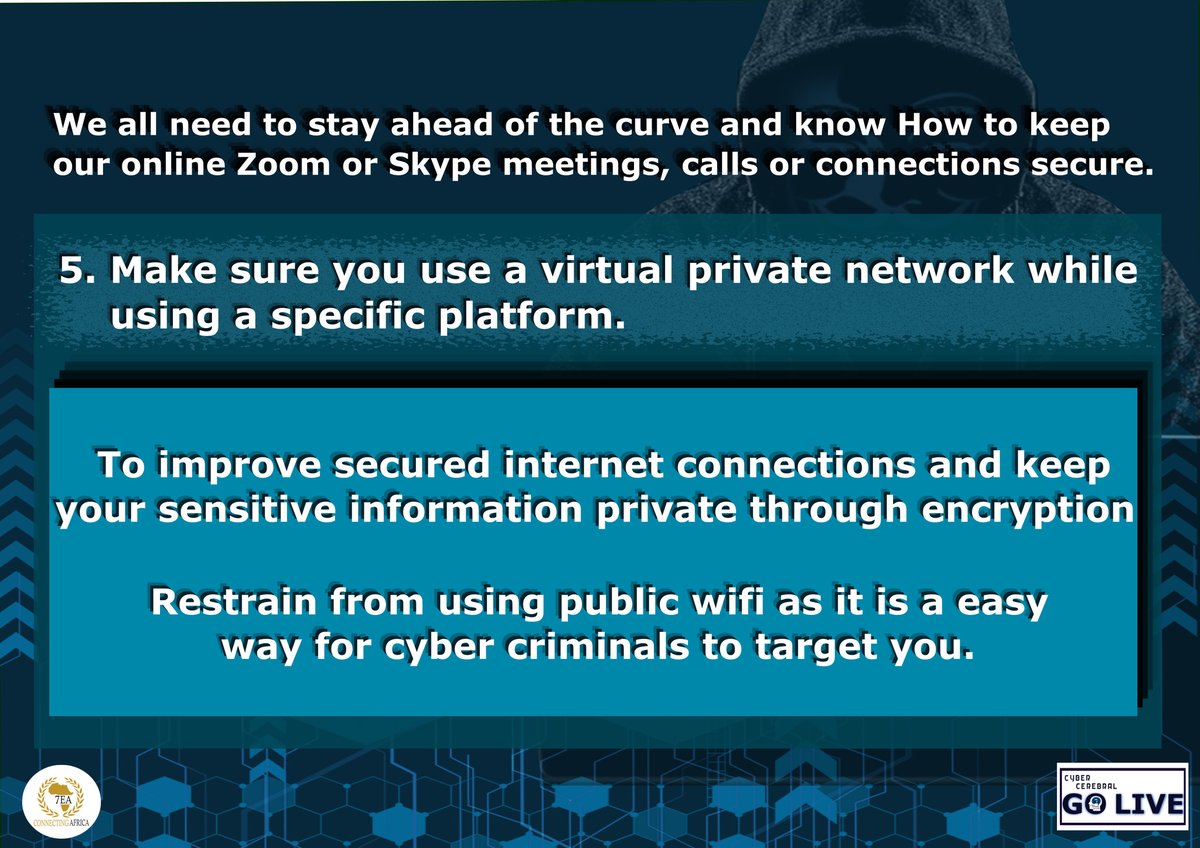 sa_ccsas's tweet photo. Uncontrolled access to personal data may be a major risk factor in disrupting technology platforms. Stay safe and secure your connections.
In partnership with African Society for Cyber Security Awareness
#7EA #CCSA #CCGoLive #cyberawareness #cybersecurity #cyberattacks #hacker https://t.co/t6JrhszVul