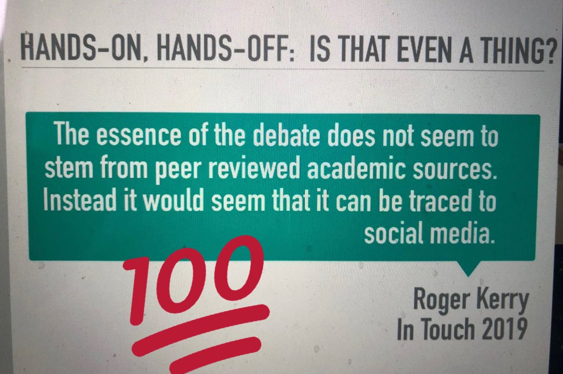 Very true! Physio seams to have forgotten the benefit of touch 🙌🏻 in the past few years. Mixed treatment approach + clinical reasoning = The basis of good Physiotherapy #physiotherapy #clinicaltrials #baisatwitter