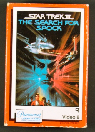 Movies 3 (The Search for Spock) through 7 (Generations) were released on Video 8