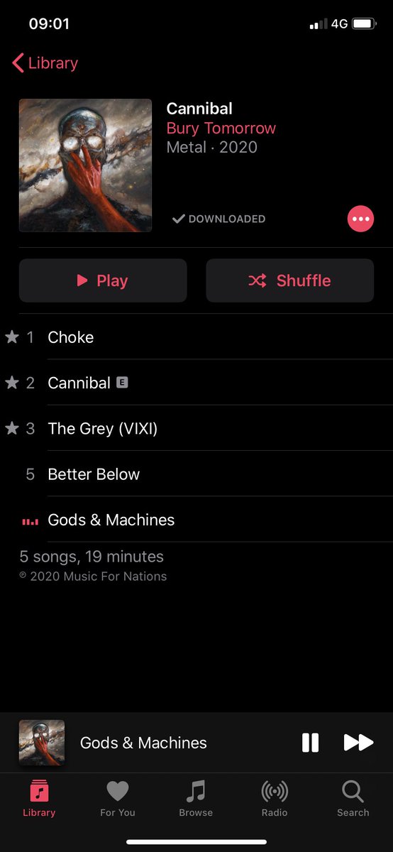 One week until Cannibal ❤️ Gods &amp; Machines is absolutely HUGE 🔥 <a href="/burytomorrow/">BURY TOMORROW</a> <a href="/DanBuryTomorrow/">Daniel Winter-Bates 💙🧡</a> <a href="/jackobt/">Adam Jackson</a> <a href="/swearboxdj/">LORD DAVOLDERMORT</a> <a href="/Jasoncameron_/">Jason Cameron</a>