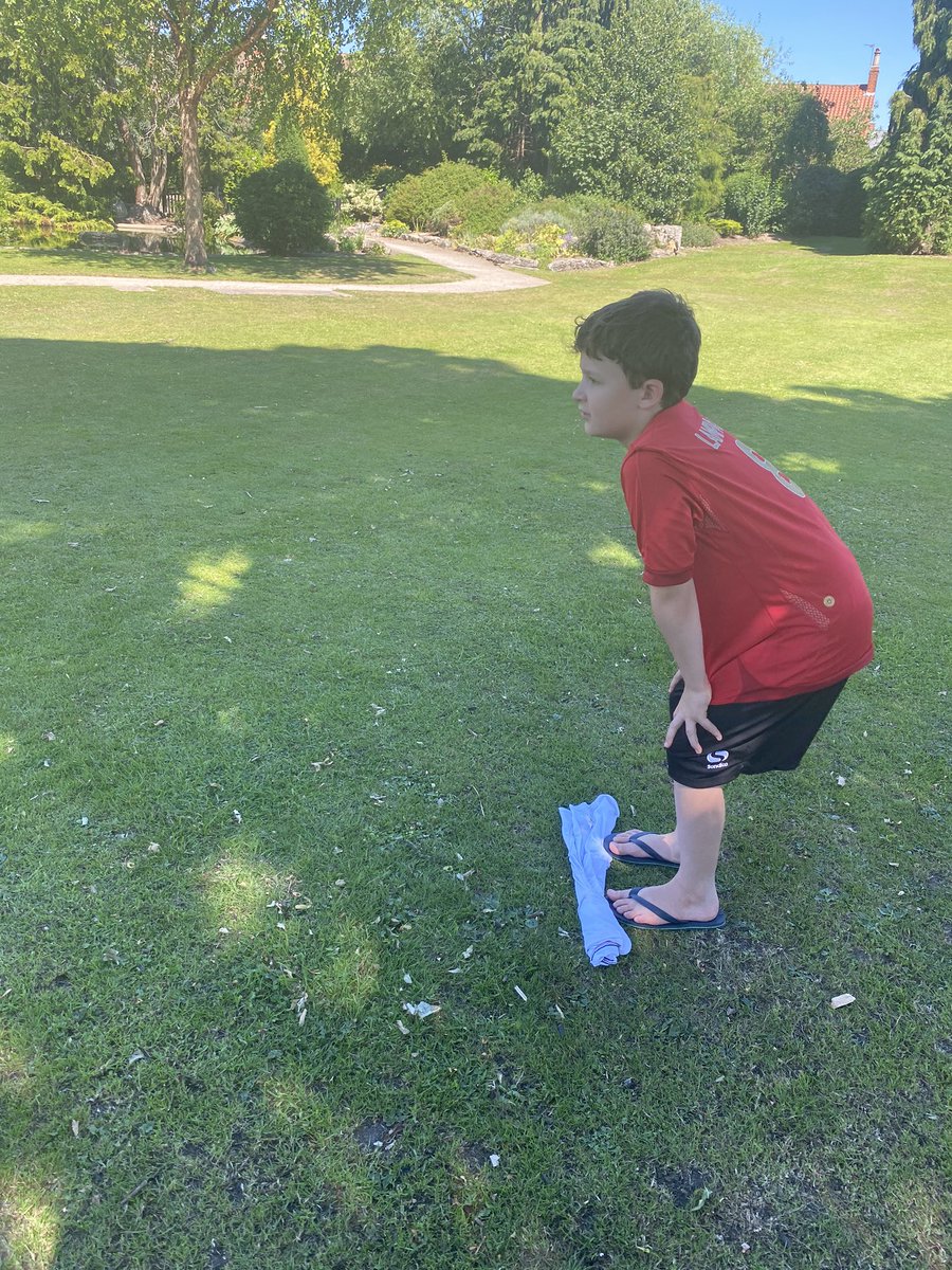 Debzo8's tweet photo. Xanders sports day in the park again! Him and Phoenix loved doing it together!! ⚽️☀️💙 @Y4OPS @OrdsallSchool  #NSSWtogether #sportsday https://t.co/726m5Px6om