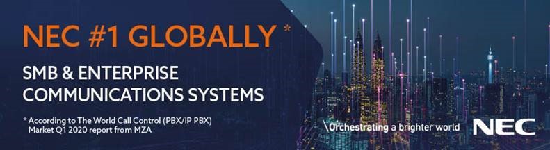 #NEC are proud to retain #No.1 position in Global Call Control Market according to #MZA 2020 Q1 report.