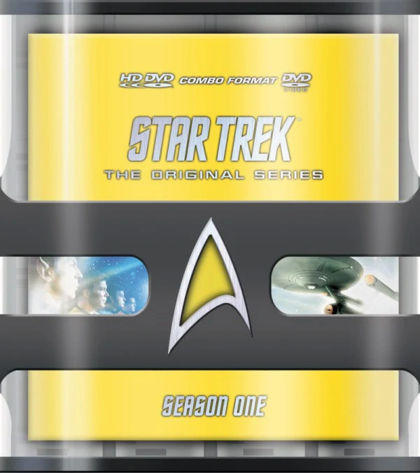 And in 2007 when the remastered TOS started being released, they put the first season on a DVD/HD-DVD combo set. We never got Season 2 HD-DVD because HD-DVD failed before that could happen.