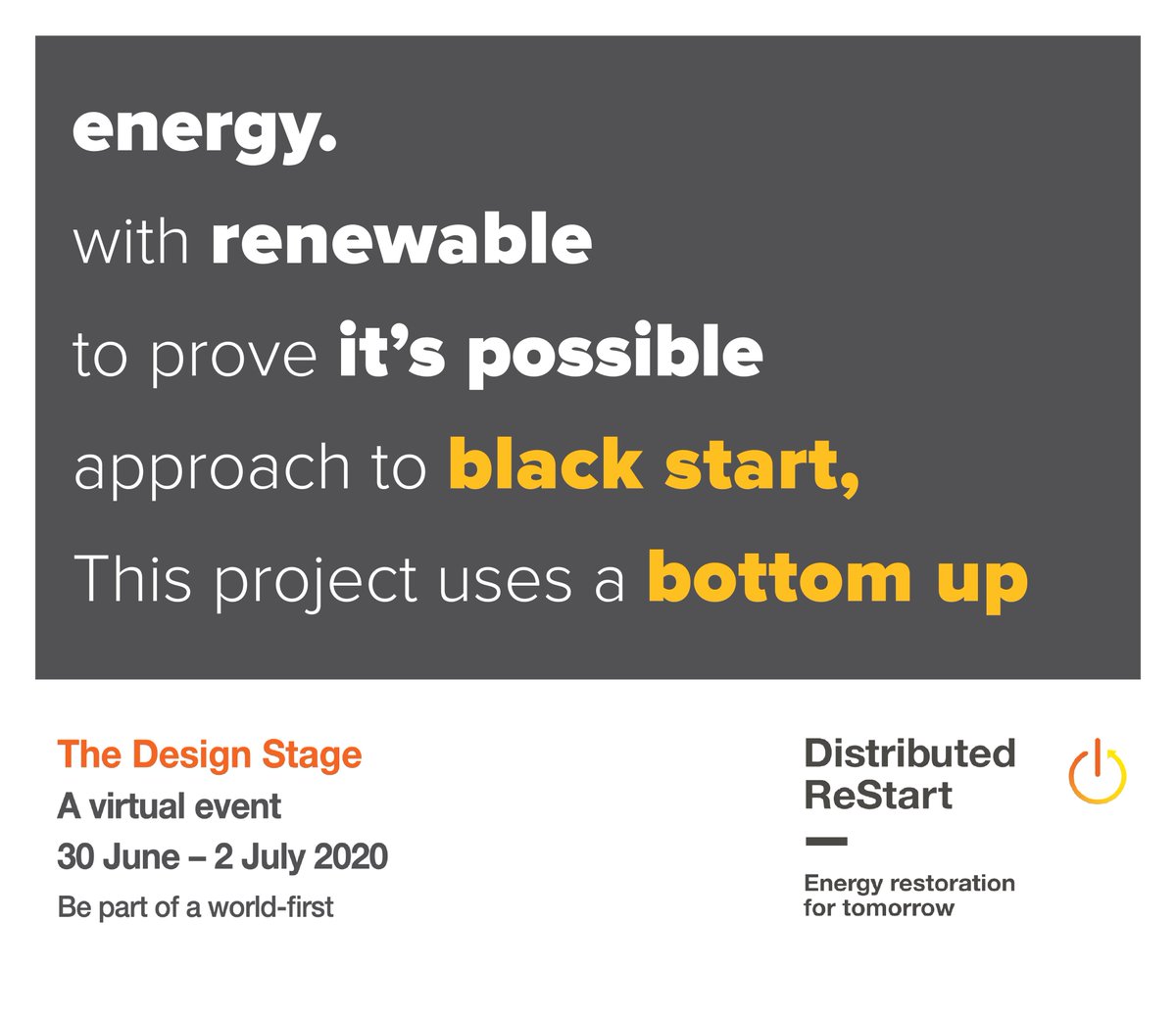 neso_energy's tweet image. We&apos;re halfway through our three-year #DistributedReStart project with @SPEnergyNetwork @TNEIServices. Tune into our free virtual event next week for an update on how we&apos;re making it possible to restore grid power using distributed #energy ⚡️ Register at 👉distributedrestart.com