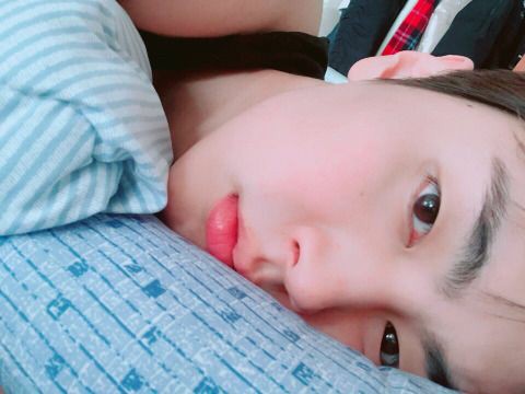 Dad's morning selfie for mum.