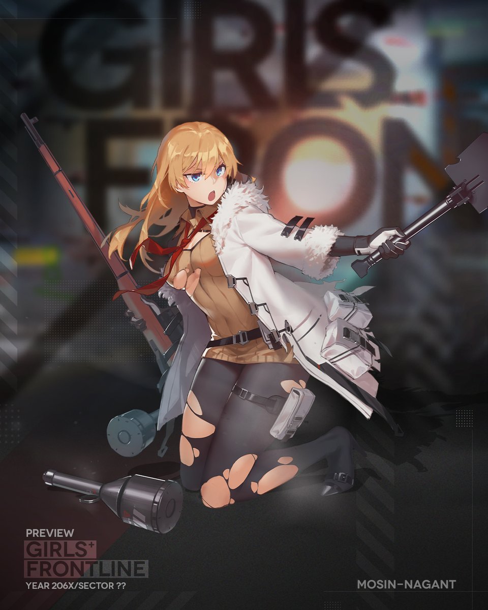 GirlsFrontlineE's tweet photo. Dear Commanders,
Today we are bringing you a preview of Mosin-Nagant's Neural Upgrade that will be accessible on Jul. 7th! Now equipped with new skill and exclusive equipment, this legendary rifle is ready to help you deal with the enemies you will face in the future, Commander! https://t.co/TKqngabLEi