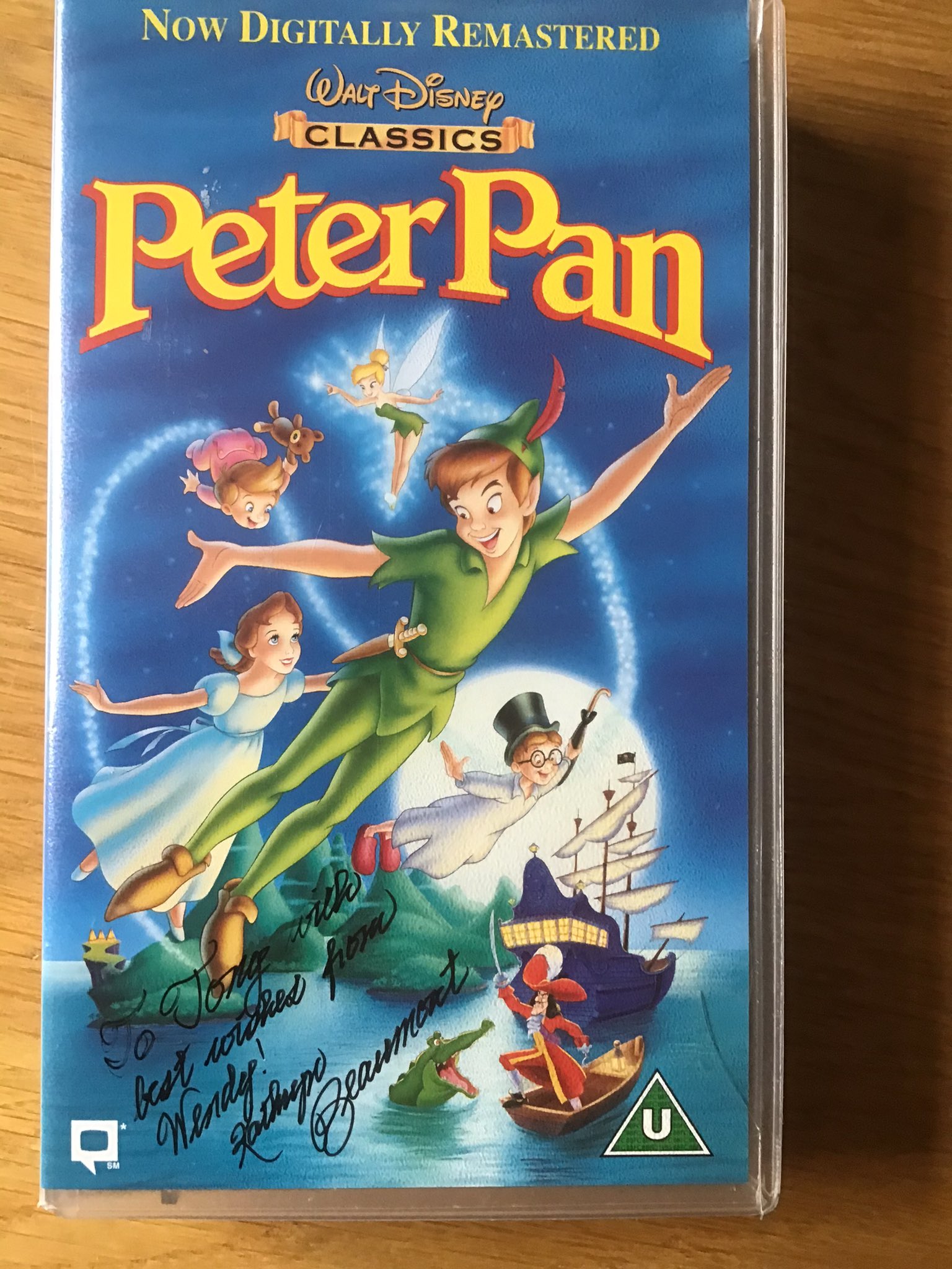 Here is a treasured Disney possession. Happy Birthday, Kathryn Beaumont.   