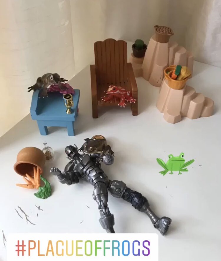 anjja2k's tweet photo. Last week we took on a challenge to show a Bible story using our own toys. Micah chose Moses leading the Israelites out of Egypt! @StJohnsL22 https://t.co/ze9KEN3Owx
