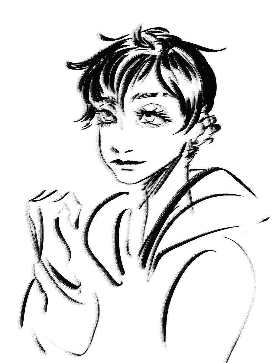 breaks my literal year long art hiatus by drawing busts w/ no background 