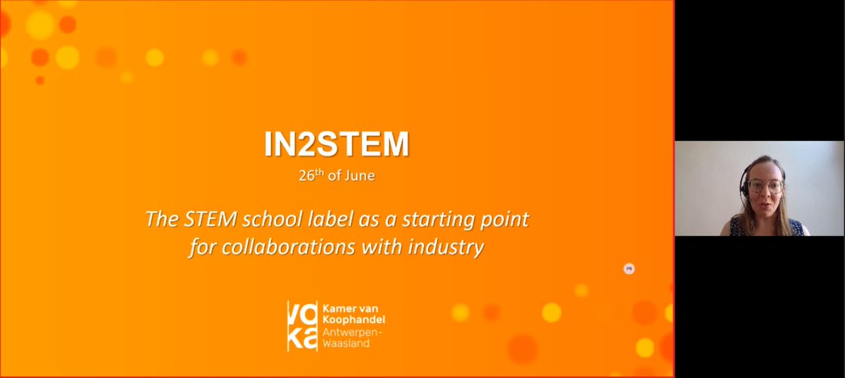 STEM_Label's tweet image. 🦾 Proud to have @vokavzw with the session "The STEM School Label as a starting point for collaborations with industry" by @KathleenRabau 
#STEM_Label #Ambassador #School #STEM #Teachers
@eu_schoolnet @CPNSrbija  @cienciaviva @upcentras
@MPLS_CVL @DOREA_Education