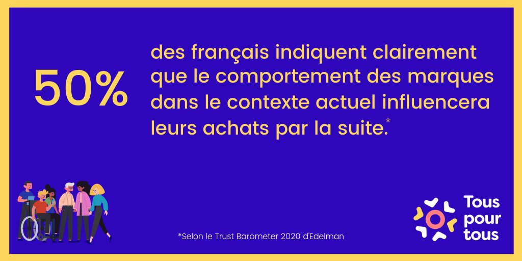 Construire le monde d’après dès aujourd’hui ? Une nécessité pour les marques !
 
Pour les encourager à prendre le virage de la solidarité ➡️ RDV sur #TousPourTous : bit.ly/2AhkPmi

#Solidarité #ESS #Impact #COVID19