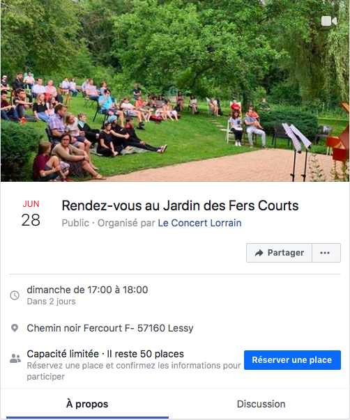 Concert_Lorrain's tweet photo. Ce dimanche 28 juin à 17h, Anne-Catherine Bucher vous accueille au Jardin des Fers Courts pour vous jouer des Portraits de François Couperin au clavecin.
Nous vous attendons nombreux !
En cas de pluie, le concert sera maintenu et se déroulera sur une terrasse couverte 😉 https://t.co/mFJNkQoRWy