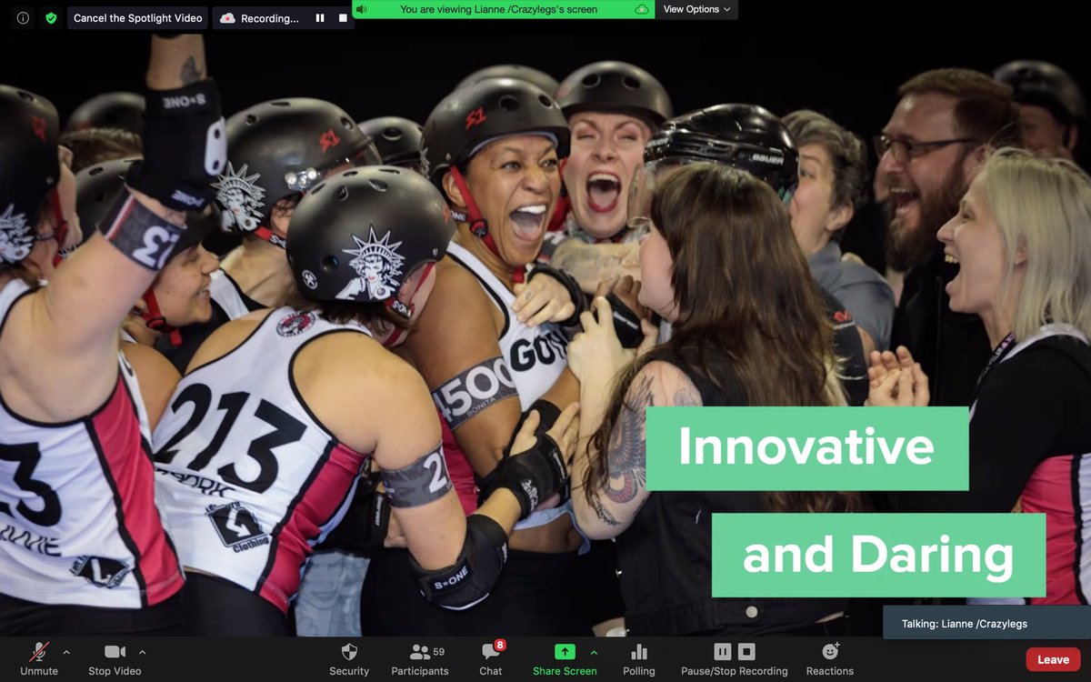 Edinburgh_CM's tweet image. ‘You can’t just say “hey we’re inclusive!”, it needs to be visible and based on action’ - Lianne Parry on the values at the heart of roller derby’s organisation #CMInsecure #CMEdi