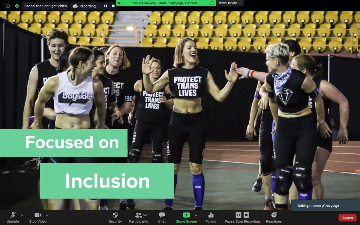 Edinburgh_CM's tweet image. ‘You can’t just say “hey we’re inclusive!”, it needs to be visible and based on action’ - Lianne Parry on the values at the heart of roller derby’s organisation #CMInsecure #CMEdi