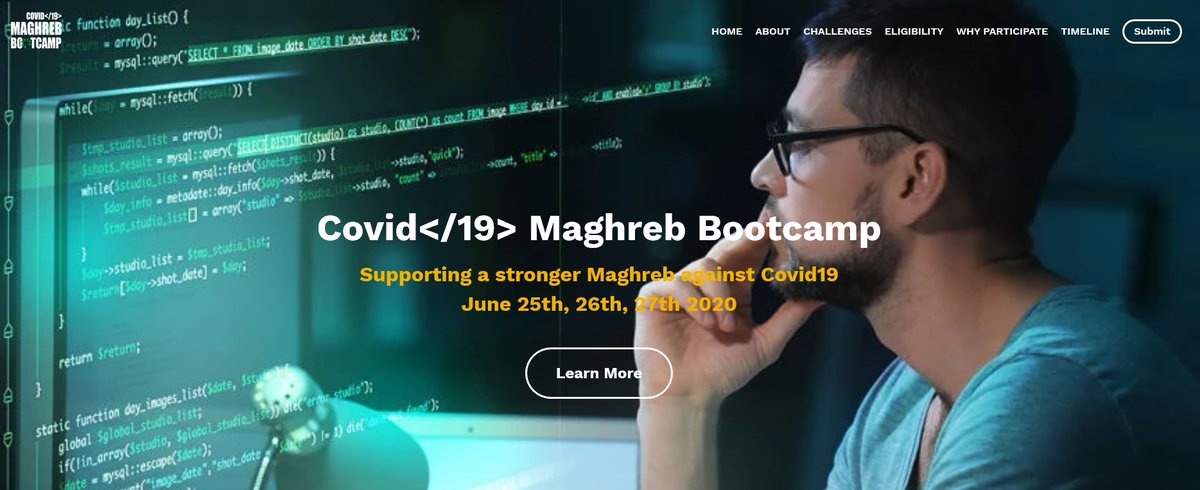 [Day 2] 📢 THE NEXT SOCIETY is calling innovators in the Maghreb to join forces and take part in the bootcamp “Supporting a stronger Maghreb against Covid-19” organised by <a href="/MaghrebStartups/">Maghreb Startups Network</a> , <a href="/LaFactory_co/">LaStartupStation</a>, #IncubMe and <a href="/EYnews/">EY</a> . 
buff.ly/3hAnEjN
