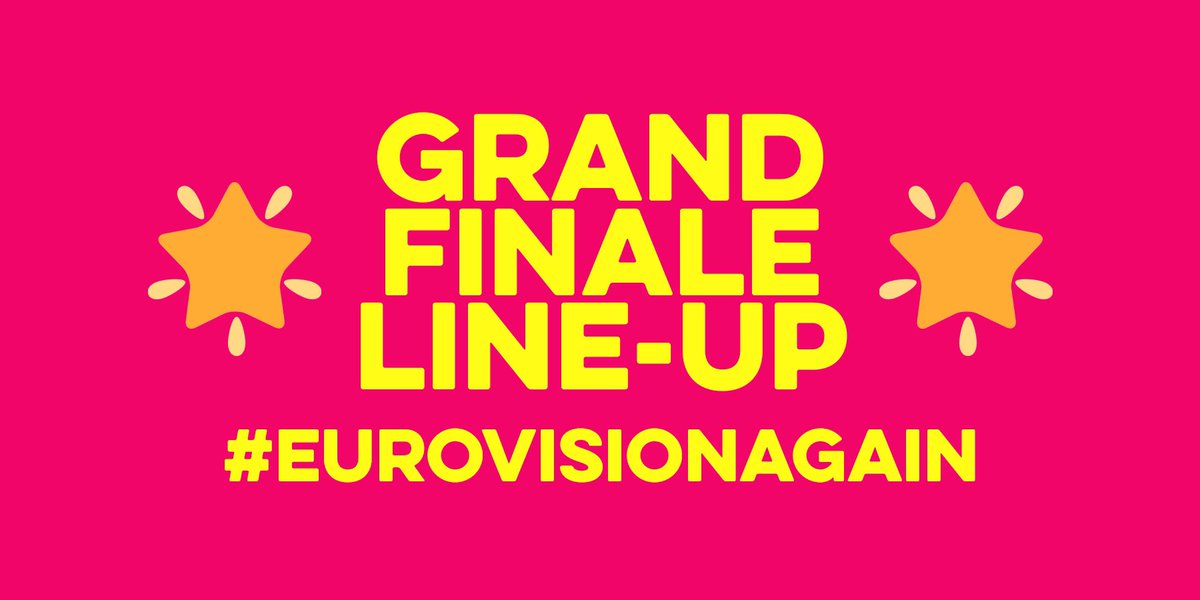 EurovisionAgain's tweet photo. Enjoying our cute hashflag?

Saturday is PACKED with #EurovisionAgain:

⏰ UK TIMES ⏰ 11am: Announcement 6.30pm: @AttitudeMag’s Quiz7.45pm: Year reveal! 🤔 7.50pm: Mystery @NetflixUK comp 🥳8pm: #EurovisionAgain 📺 8.15pm: 2nd glass of Piquepoul
Later: #escradioafterparty https://t.co/UhzbByiNgC