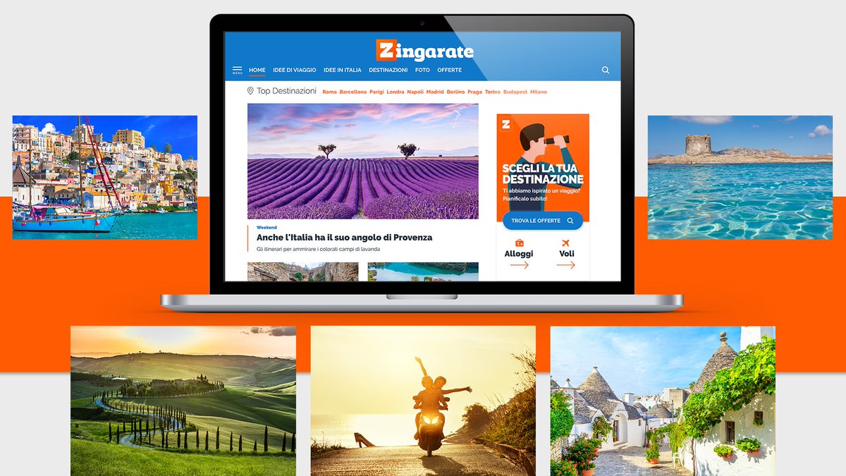 gruppomondadori's tweet photo. 🗺️ ✈️Come saranno le vacanze 2020 per gli italiani?
Il nostro sito di viaggi #Zingarate ha chiesto ai suoi utenti online cosa faranno e dove andranno questa estate.
https://t.co/fP3hdJm5qj https://t.co/9duUZeE9CL