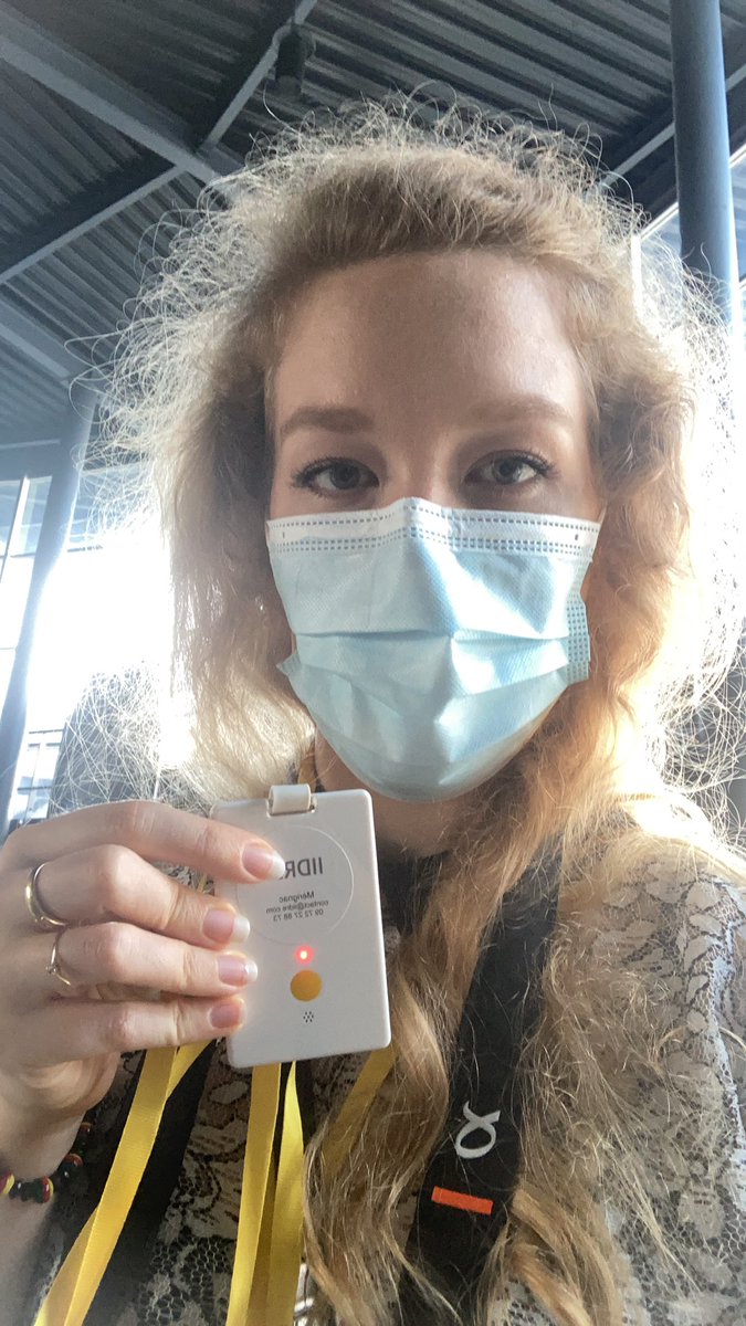 Merci à <a href="/IIDRE/">IIDRE</a> de nous aider à respecter les distances avec nos membres lors de notre AG 😅😁
Bon, il faut l’avouer nous avons beaucoup été dans le rouge et bipé 😂 
#AG #distanciation #innovation