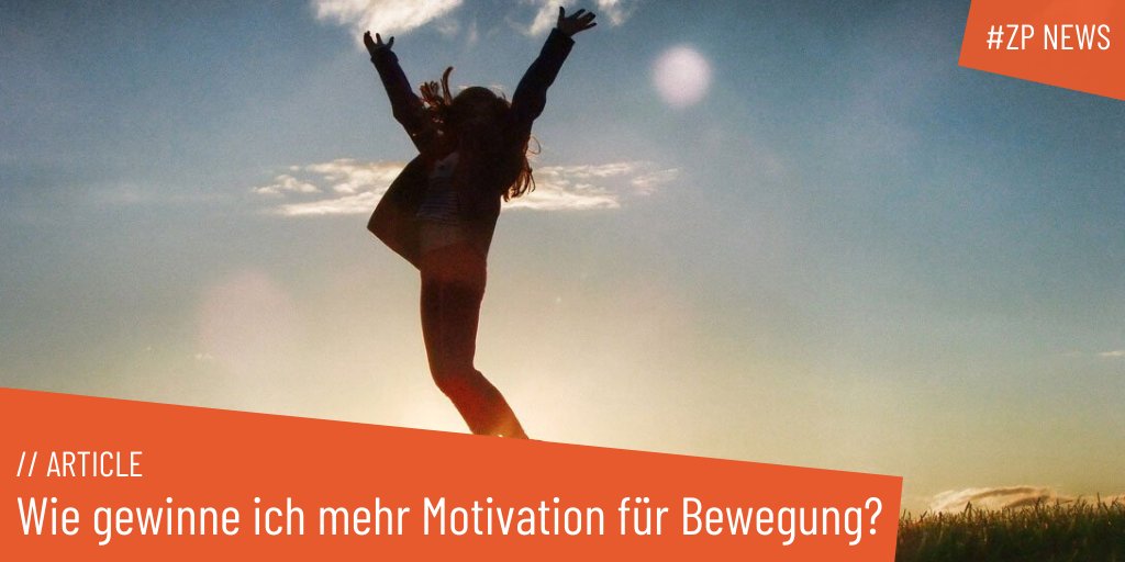 „Heute mache ich #Sport. Auf jeden Fall. Und wenn nicht, dann eben morgen oder übermorgen“ - das kommt Ihnen bekannt vor? Dann lesen Sie den motivierenden Beitrag von <a href="/MOOVE_GmbH/">MOOVE GmbH</a> auf #ZP365: bit.ly/3eFy7II