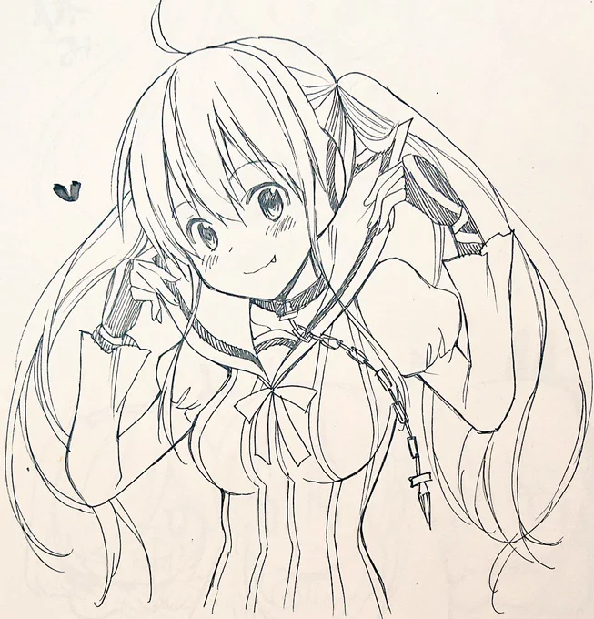 昔描いたラクガキが出てきた。 