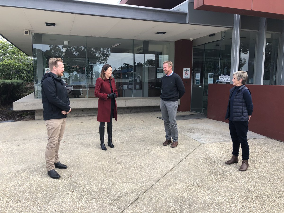 It was great to meet with Deon and Anne from VicForests today and discuss how the latest Timber Release Plan will mean contractors can get back to work salvaging timber after the bushfires.