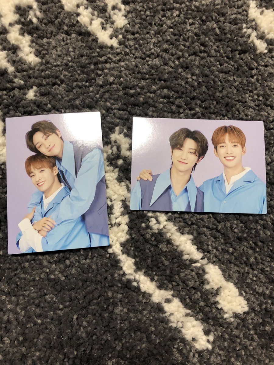 junp1223's tweet photo. @17_seokminghao 検索から失礼致します。
こちら2つのトレカどちらかとジュンの風船を持っているトレカ交換させて頂くことは可能でしょうか？
ご検討の程宜しくお願い致します。 https://t.co/dGQfq6tCKD