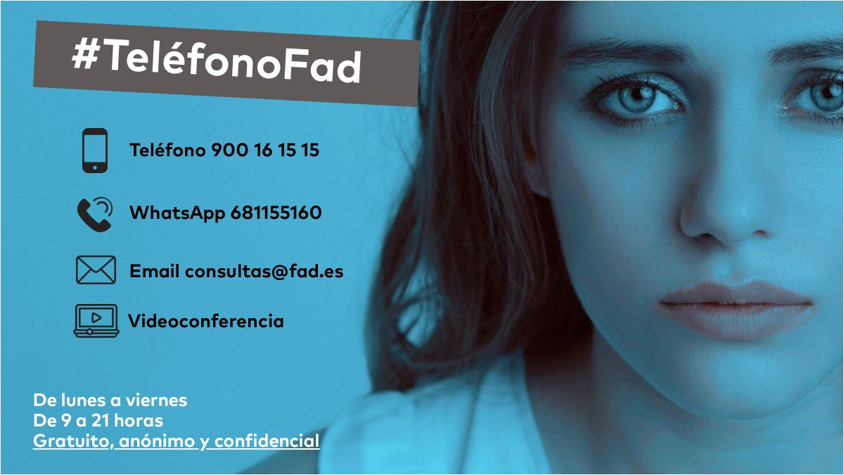 FadJuventud's tweet photo. En el #DíaMundialContraLasDrogas te recordamos que si tú o tus familiares tenéis problemas derivados de los consumos de #drogas #FadTeEscucha a través de su Servicio de Información y Orientación sobre Drogas (SIOF) https://t.co/yrN9EXm5sN https://t.co/OvLNzGgYgN